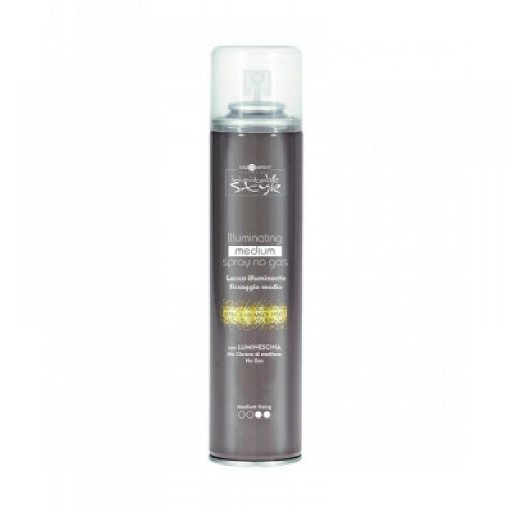 Спрей для блеска волос без газа средней фиксации HAIR COMPANY Professional Inimitable Style Illuminating, 300 мл