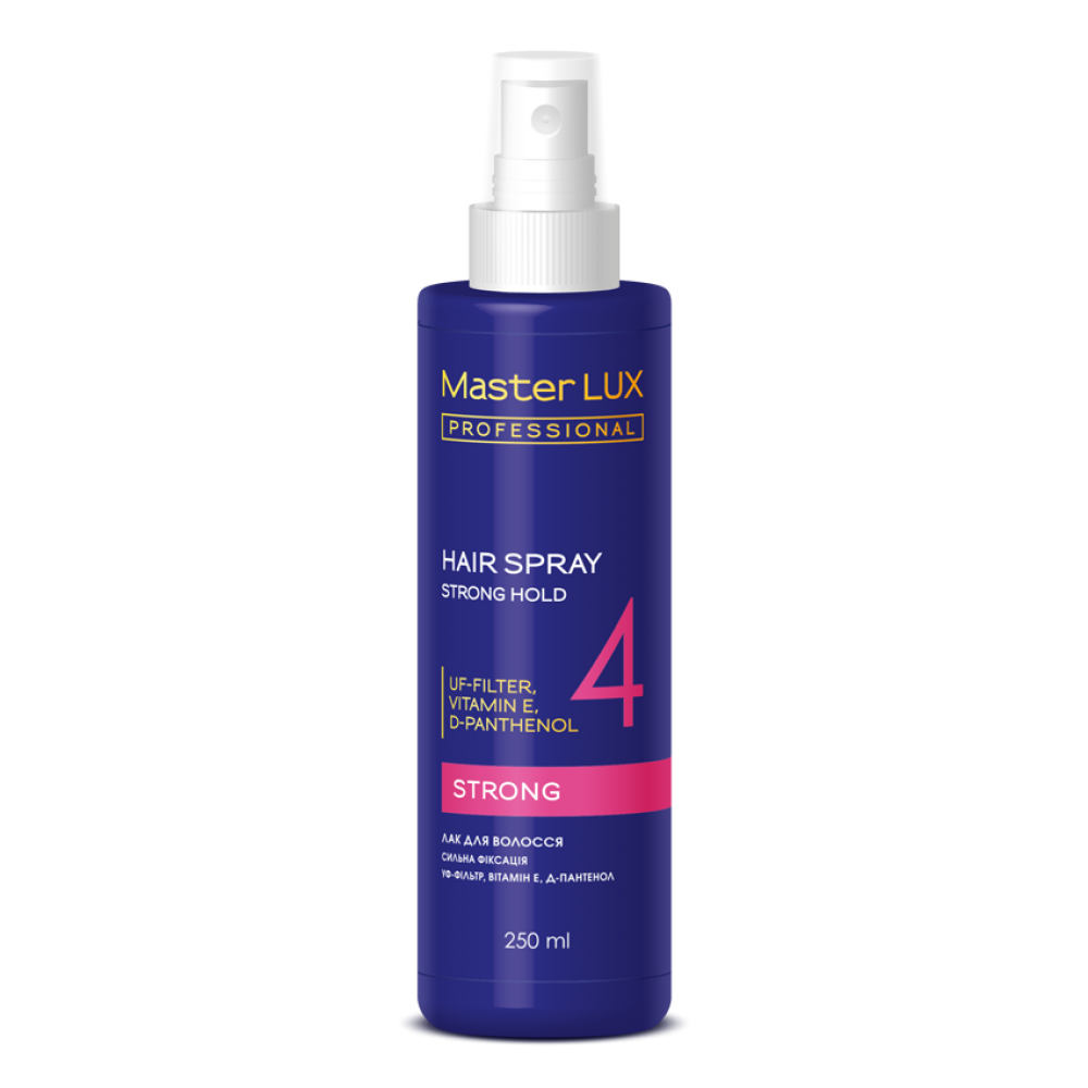 Лак для волос Cильной фиксации Master Lux Professional, 250 мл