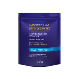 Осветляющая пудра голубая для волос до 9 тонов up to Master LUX professional up to 9 blue, 1000 г