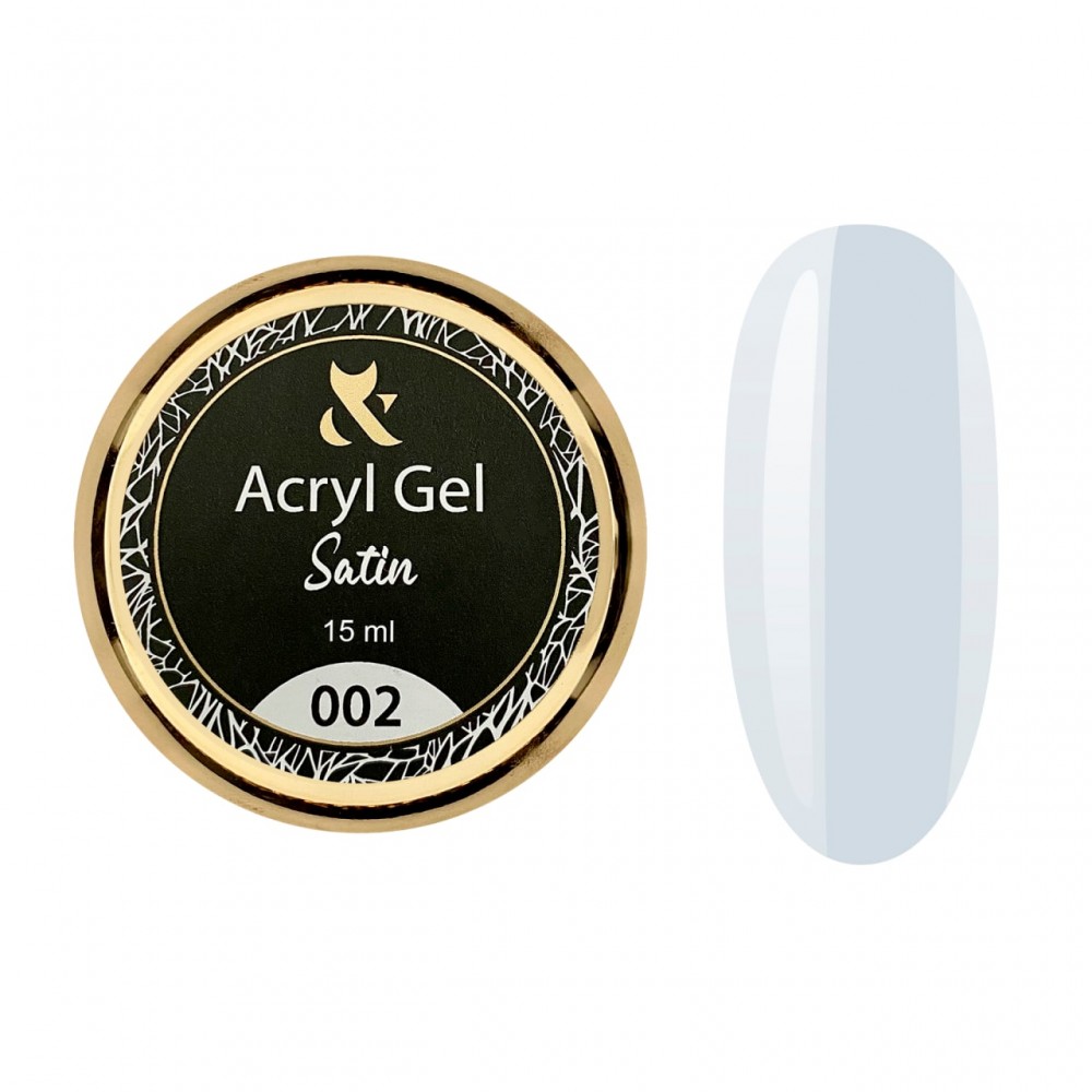 Акрил-гель для ногтей F.O.X Acryl gel Satin 002, 15 мл