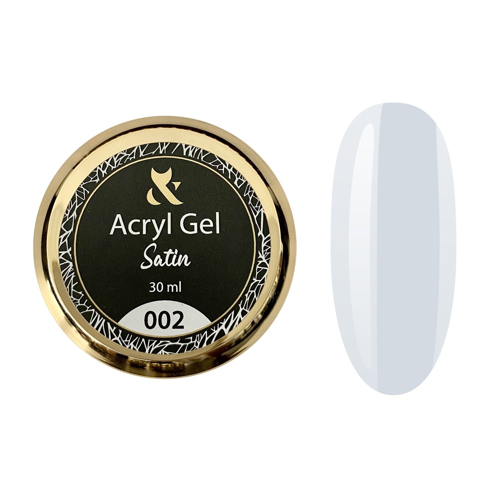 Акрил-гель для нігтів F.O.X Acryl gel Satin 002, 30 мл