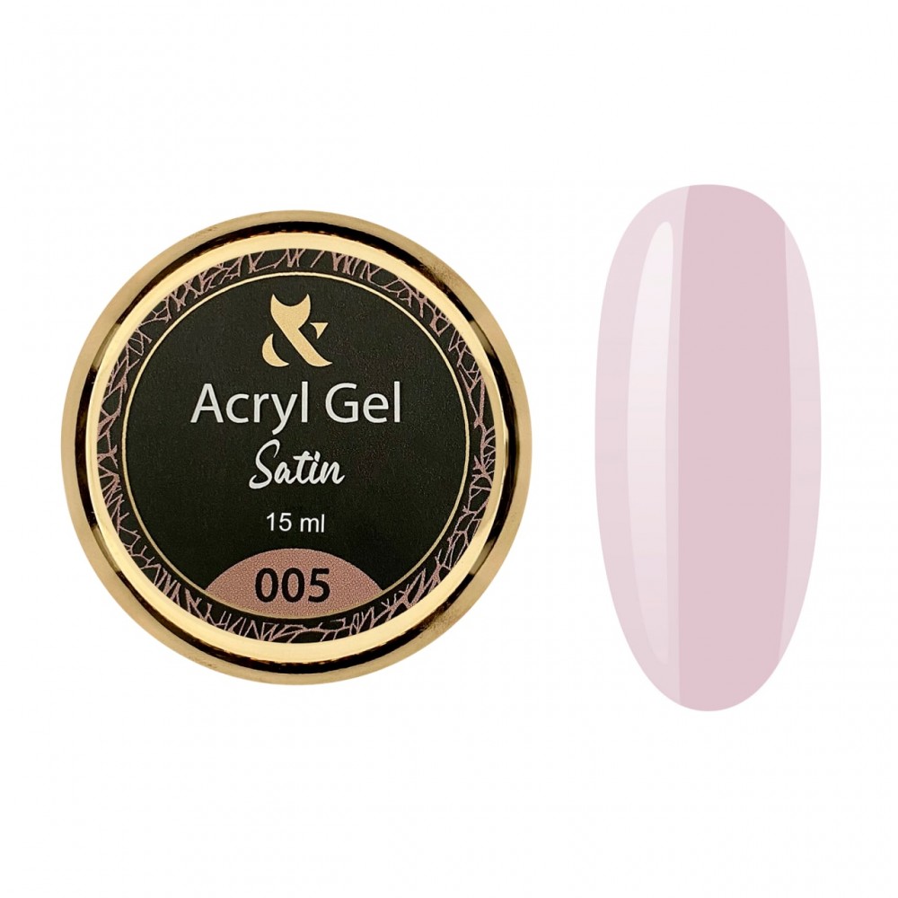 Акрил-гель для ногтей F.O.X Acryl gel Satin 005, 15 мл