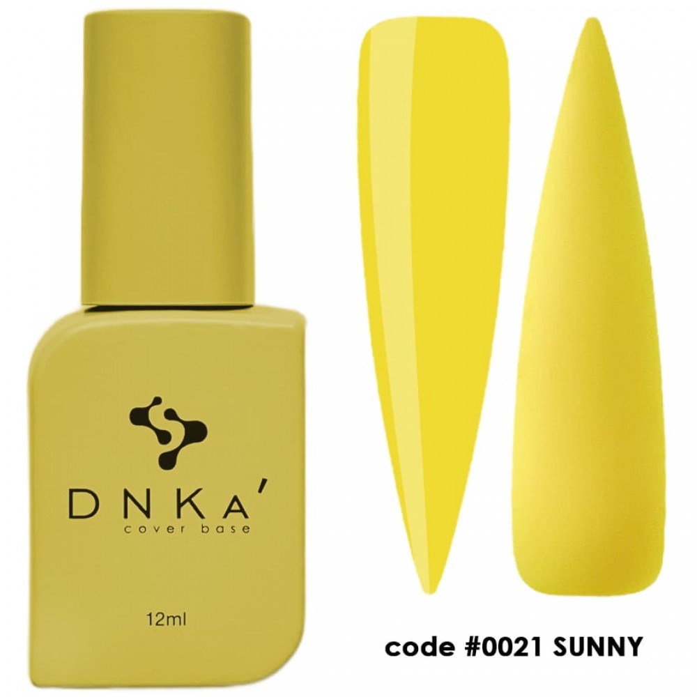 Камуфлирующая база DNKa Cover Base, 12 ml #0021 Sunny