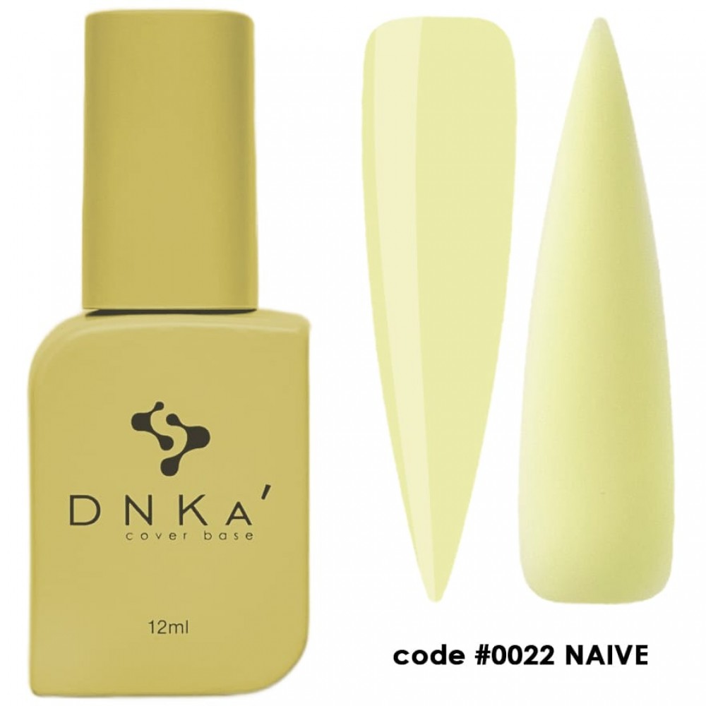 Камуфлююча база DNKa Cover Base, 12 ml #0022 Naive