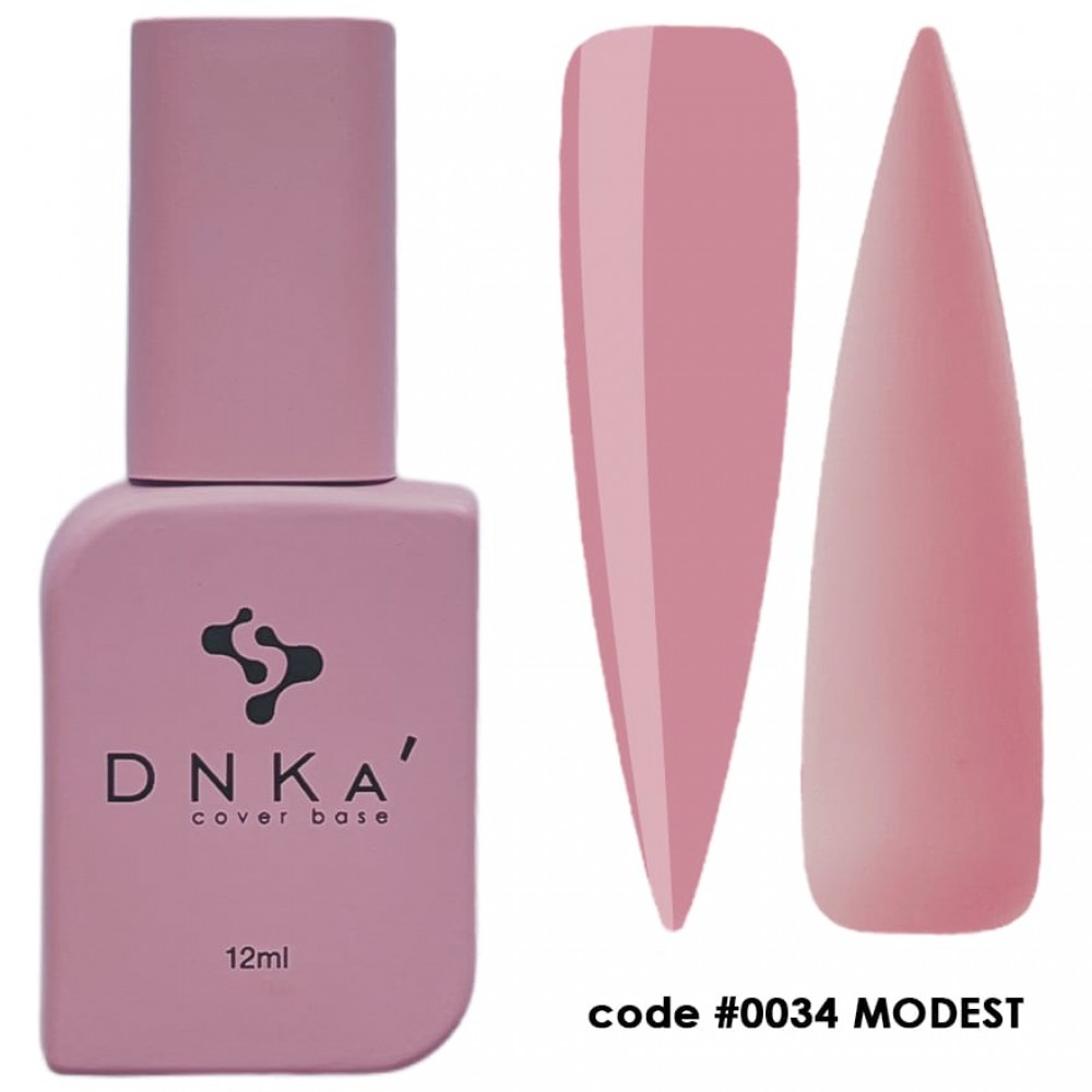 Камуфлирующая база DNKa Cover Base, 12 ml #0034 Modest