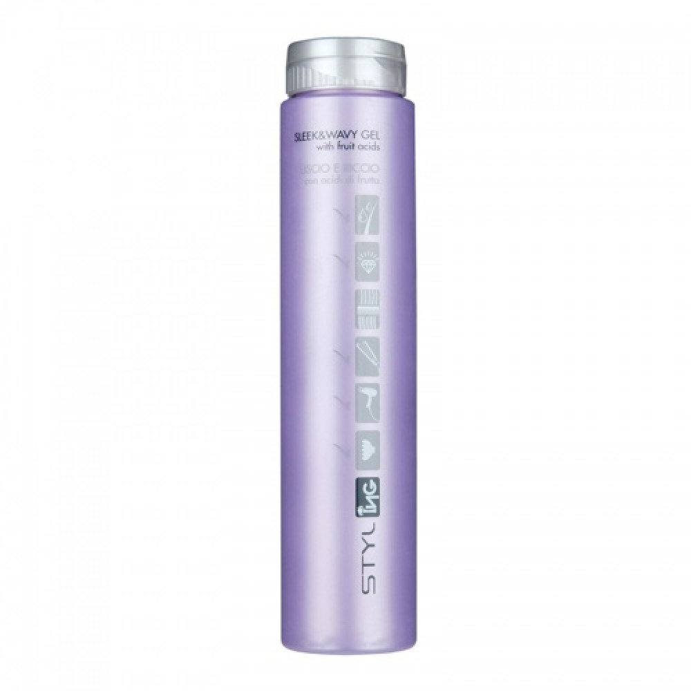Гель для прямых и вьющихся волос сильной фиксации Sleek And Wavy Gel ING, 250 мл