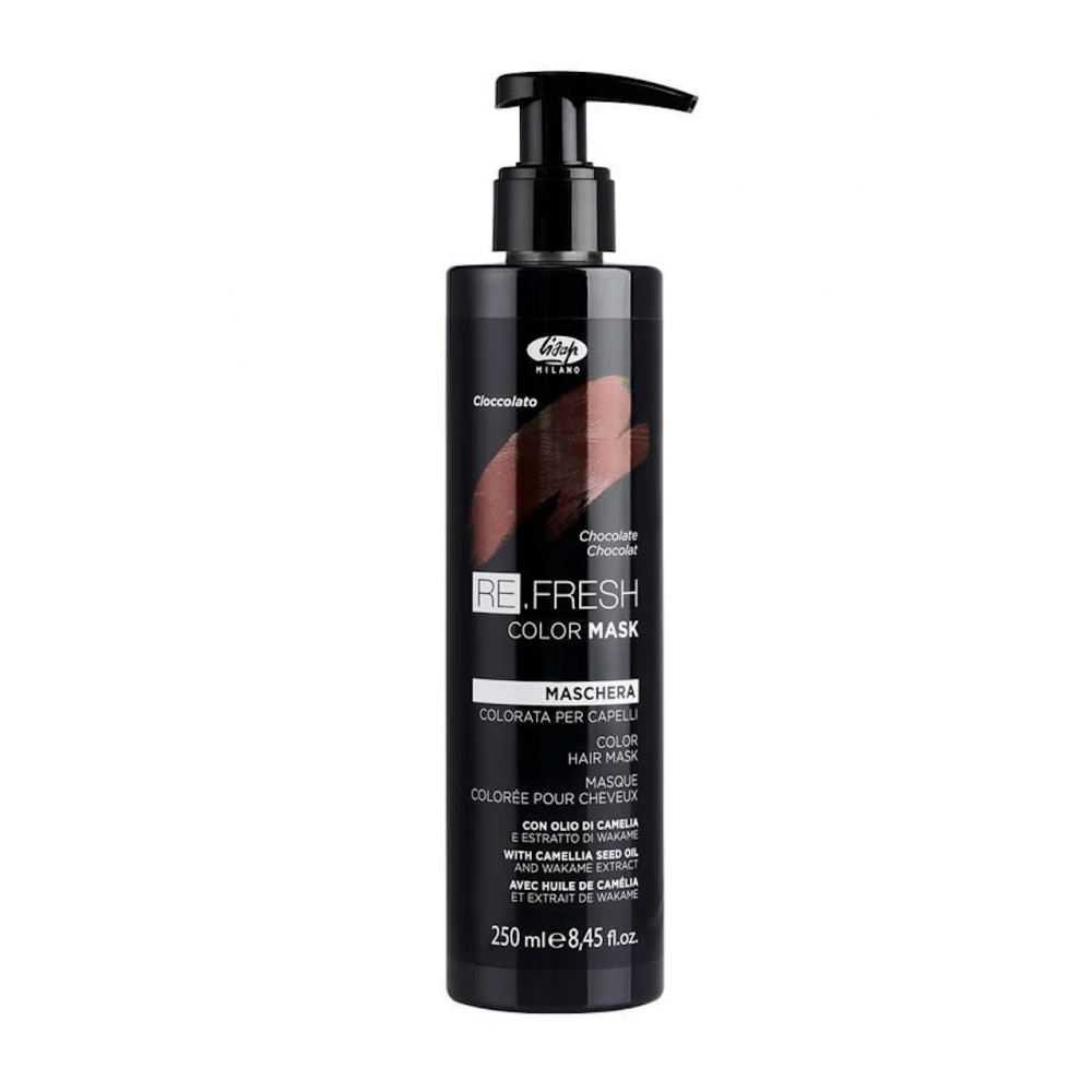 Безаммиачная тонирующая маска для волос Lisap Refresh Color Mask Шоколад, 250 мл