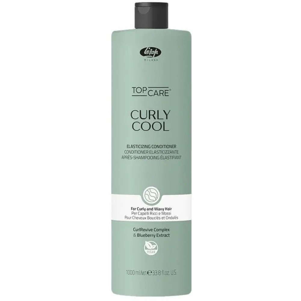 Кондиционер для кудрявых и волнистых волос Lisap Curly Cool Elasticizing Conditioner, 1000 мл