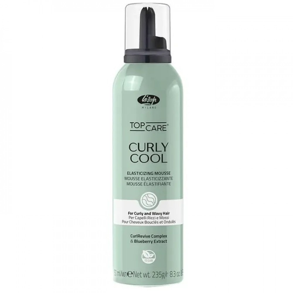 Пена для кудрявых и волнистых волос Lisap Curly Cool Elasticizing Mousse, 250 мл