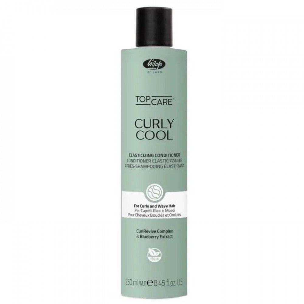Кондиціонер для кучерявого та хвилястого волосся Lisap Curly Cool Elasticizing Conditioner, 200 мл