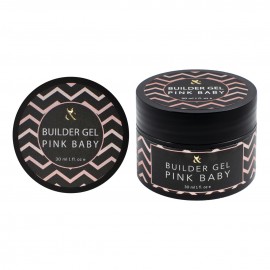 Cтроительный гель F.O.X Builder gel Pink baby, 30 мл