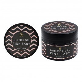 Cтроительный гель F.O.X Builder gel Pink baby, 30 мл