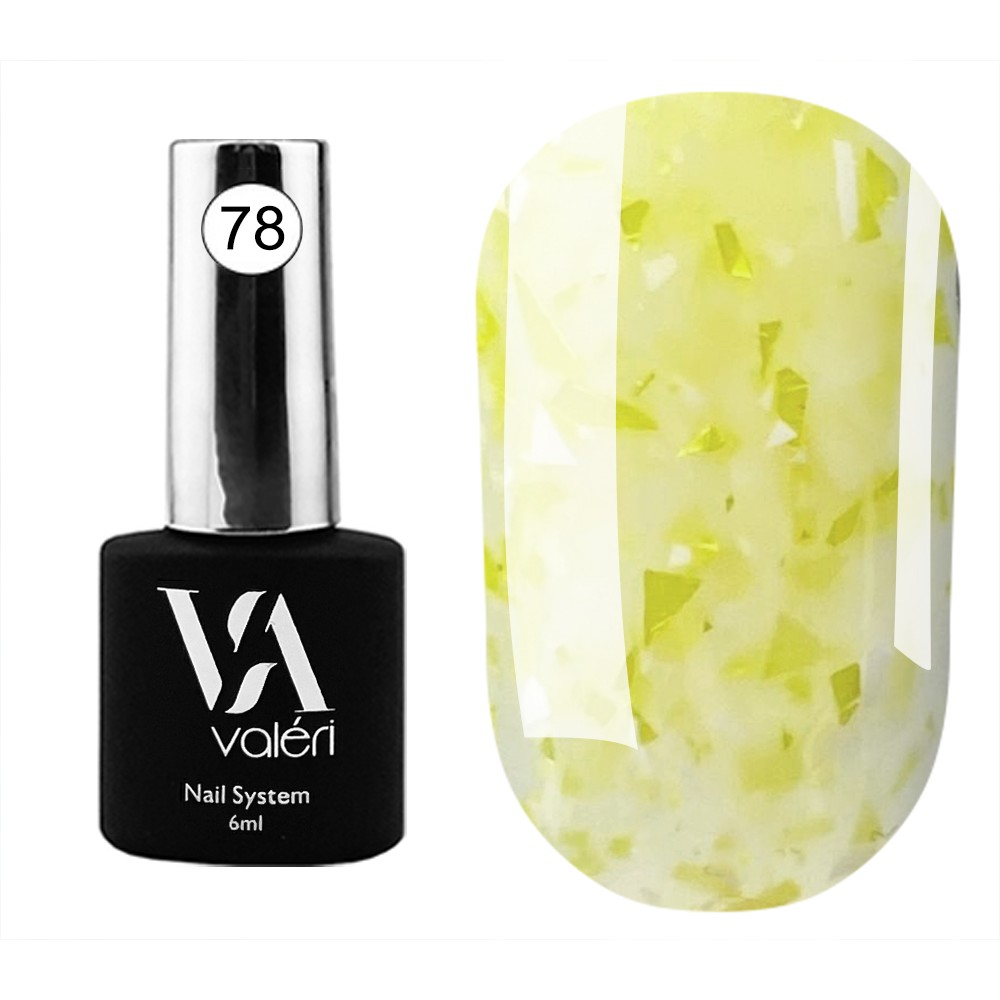 База для гель-лака Valeri Base Flakes №78, 6 мл