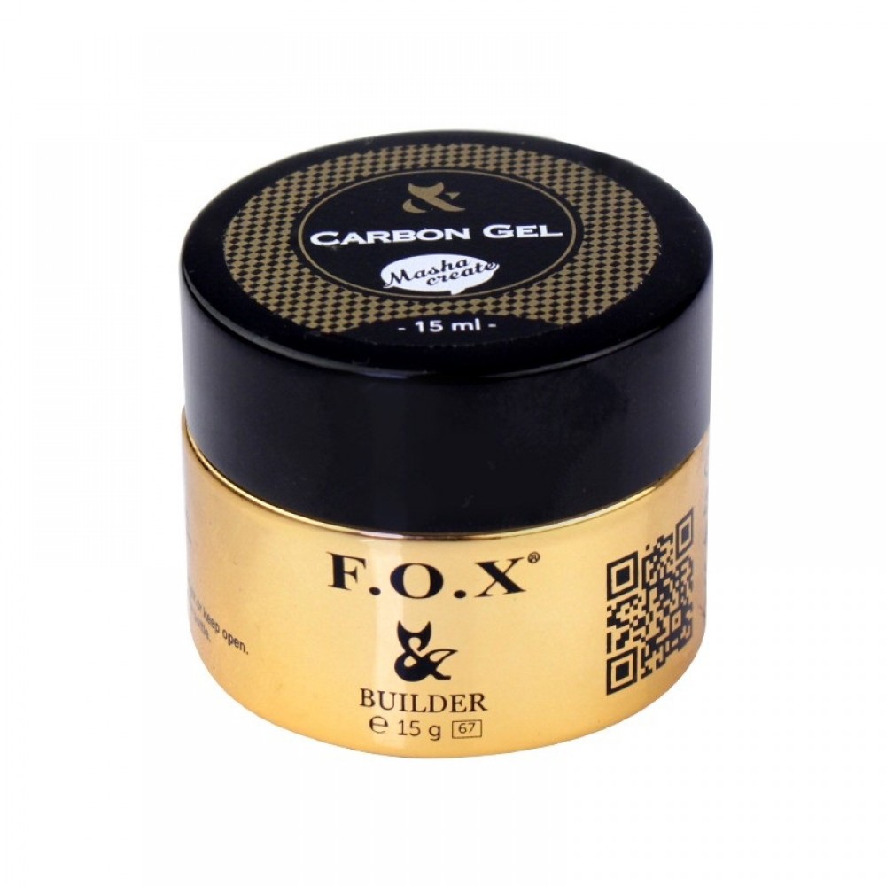 Гель для ремонта ногтевой пластины F.O.X. Carbon Gel Masha Create, 15 мл