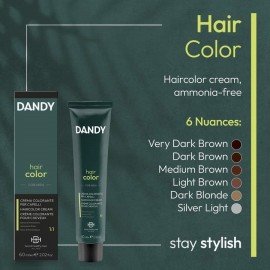 2 Крем-краска Dandy hair сolor чёрный, 60 мл