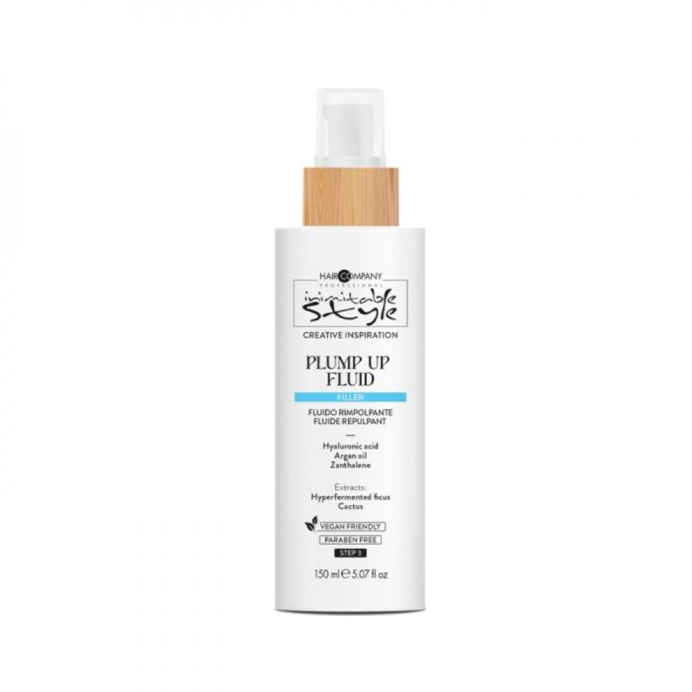 Сыворотка-флюид с гиалуроновой кислотой Plump Up Inimitable Style Hair Company, 150 мл
