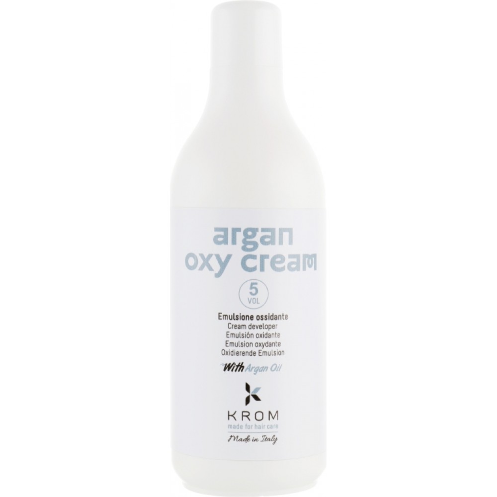Окислительная эмульсия KROM ARGAN OXY CREAM с маслом арганы (5 vol), 1000 мл