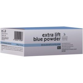 Пудра обесцвечивающая голубая KROM Extra Lift Blue Powder, 500 г
