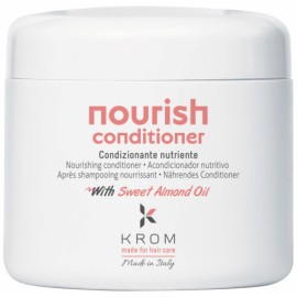 Питательный кондиционер для волос KROM NOURISH с экстрактом сладкого миндаля, 500 мл