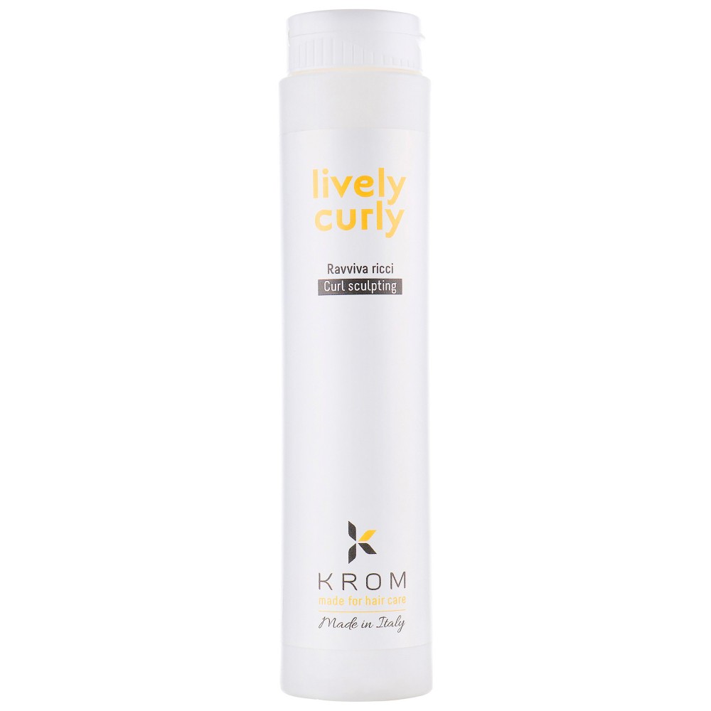 Гель-крем для моделирования кудрей KROM LIVELY CURLY, 250 мл