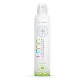 Лак для волос сильной фиксации LECO Beauty, 300 мл