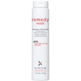 Восстанавливающая маска для волос KROM REMEDY с растительным кератином и маслом оливы, 250 мл