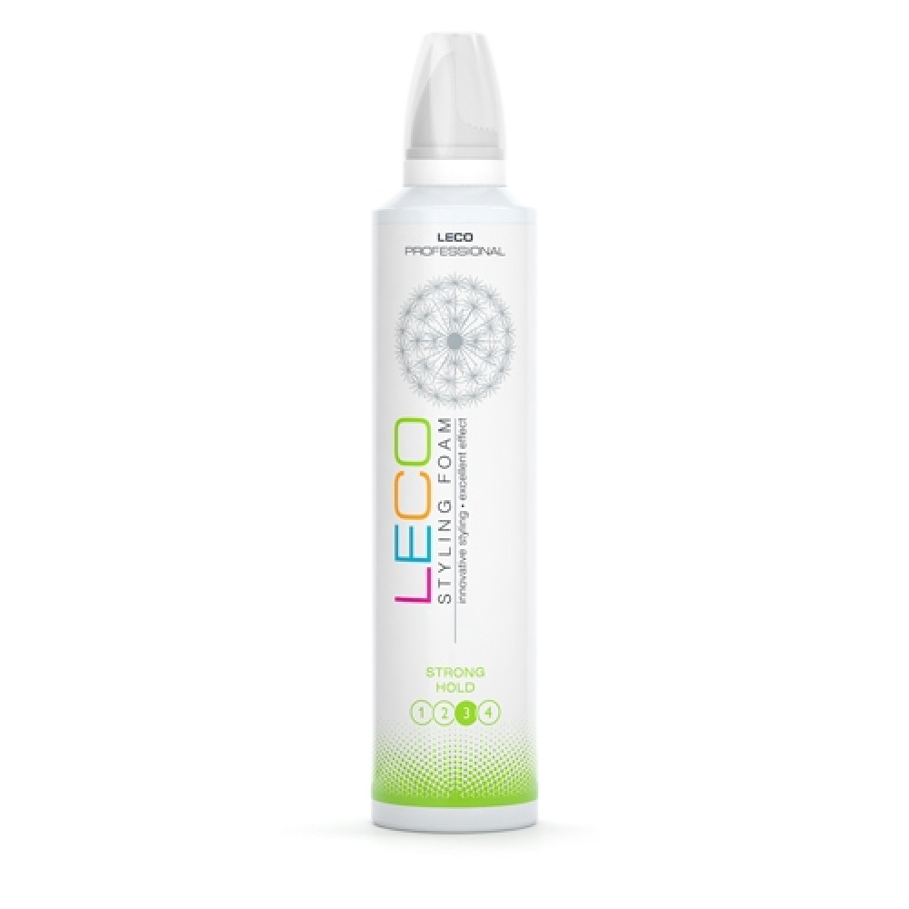 Пена для волос сильной фиксации LECO Professional, 300 мл