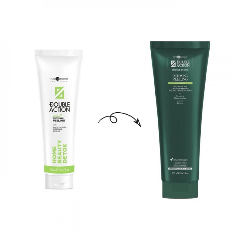 Отшелушивающий крем-пилинг детокс для кожи головы Double Action Hair Company, 250 мл