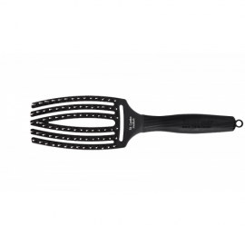Щетка массажная OLIVIA GARDEN с натуральной щетиной FINGER BRUSH Combo Medium OGBFBC2M