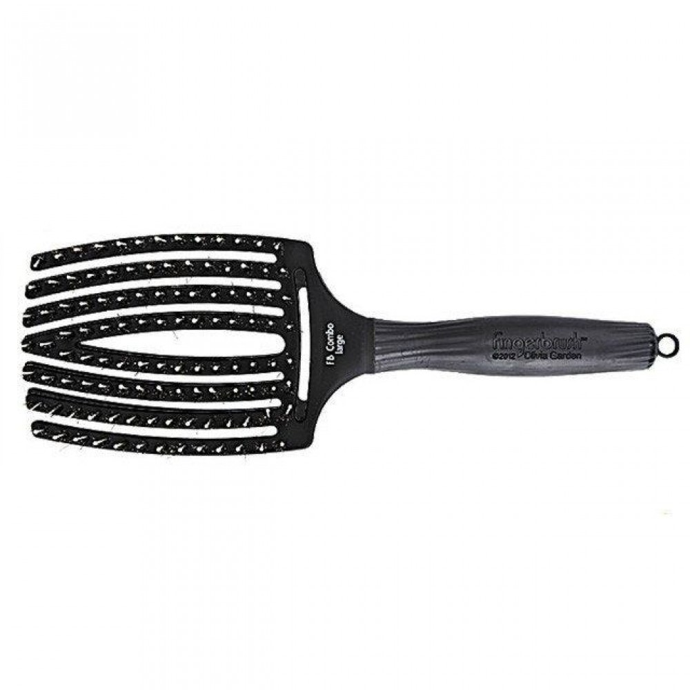 Щетка для волос с натуральной щетиной OLIVIA GARDEN Finger Brush Combo Large OGBFBC3L