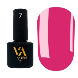 Гель-лак Valeri Color № 007 (яркий розовый, эмаль), 6 мл