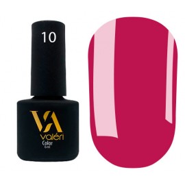 Гель-лак Valeri Color № 010 (темно-розовый, эмаль), 6 мл