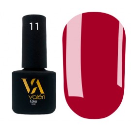 Гель-лак Valeri Color № 011 (красновато-малиновый, эмаль), 6 мл