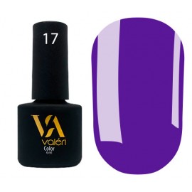 Гель-лак Valeri Color № 017 (фиолетовый, эмаль), 6 мл