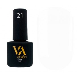 Гель-лак Valeri Color № 021 (белый, эмаль), 6 мл
