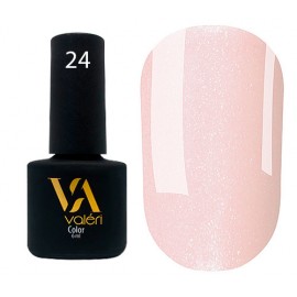 Гель-лак Valeri Color №024 (ніжно-рожевий, мікроблиск), 6 мл