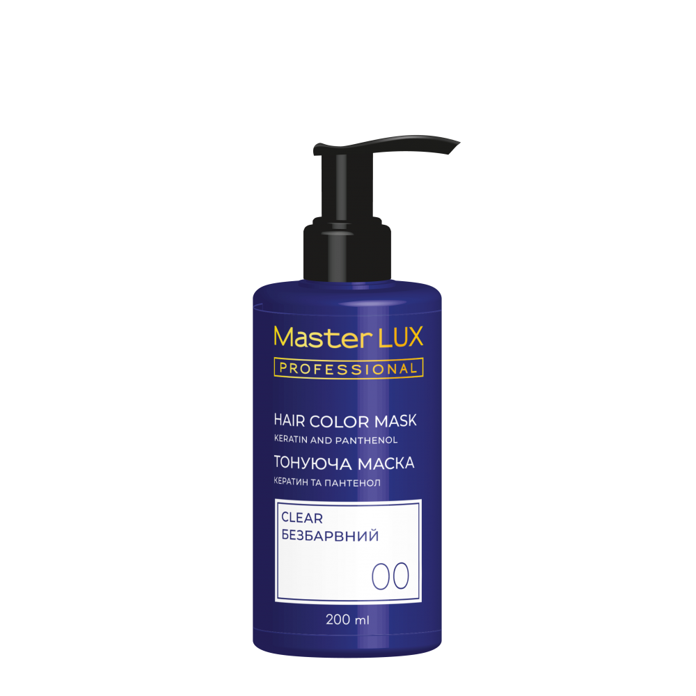 Маска тонирующая для волос Master LUX professional 00 Бесцветная 200 мл