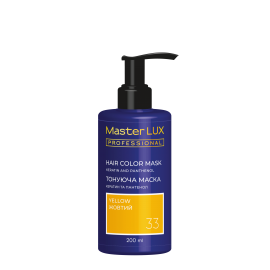 Маска тонирующая для волос Master LUX professional 033 Жёлтый 200 мл