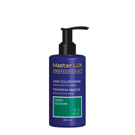 Маска тонирующая для волос Master LUX professional 022 Зеленый 200 мл