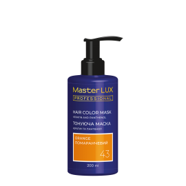 Маска тонирующая для волос Master LUX professional 043 Оранжевый 200 мл