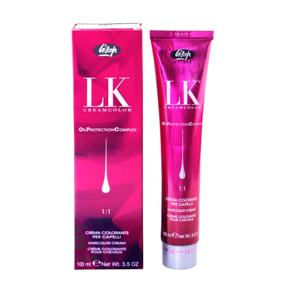 Крем-краска для волос Lisap LK Creamcolor OPC 7/7, блондин бежевый, 100 мл