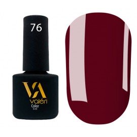 Гель-лак Valeri Color № 076 (бордовый, эмаль), 6 мл