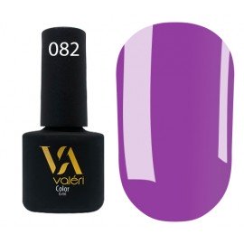 Гель-лак Valeri Color № 082 (светлый сиреневый, эмаль), 6 мл