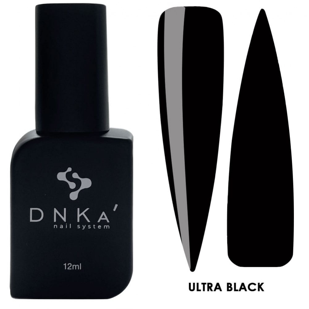 Гель-лак чёрный DNKa` Gel Polish, 12 ml ULTRA BLACK