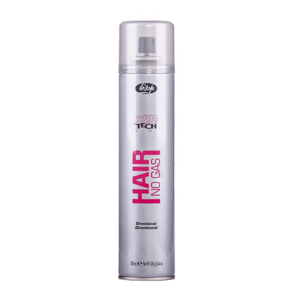 Лак без газа сильной фиксации Lisap High Tech Hair no gas directional, 300мл