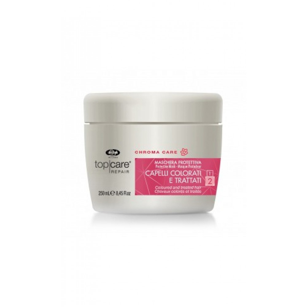 Защитная маска для окрашенных волос Lisap Top Care Repair Chroma Care Protective mask, 250 мл