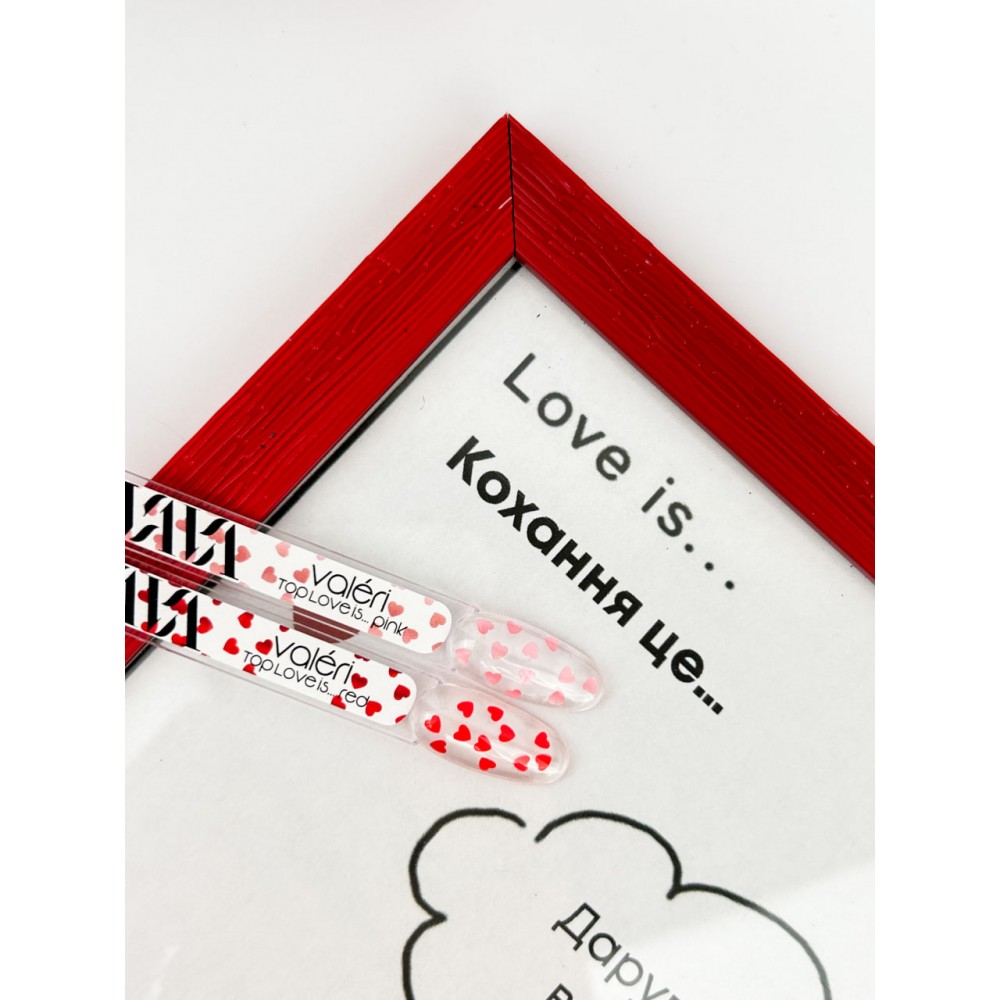 Топ с красными сердцами Valeri Top Love is... Red, 12 ml