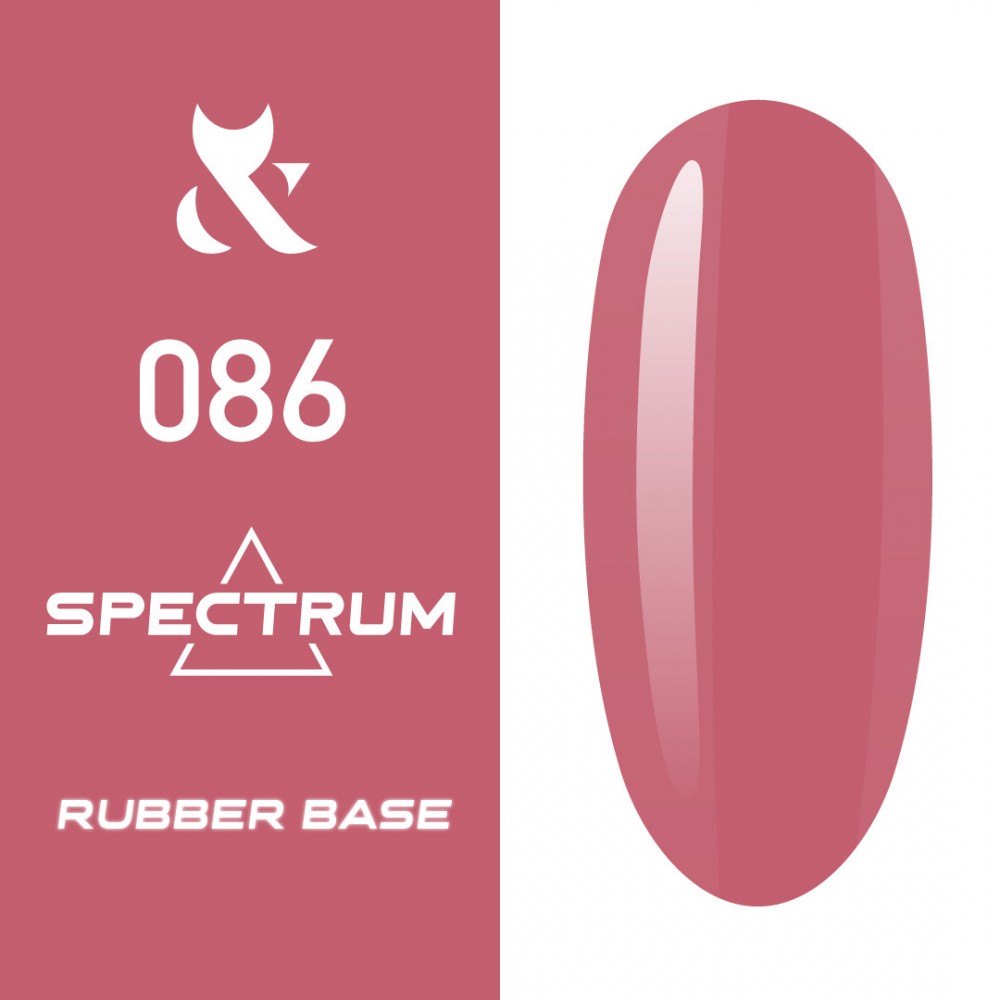 Каучуковая база для гель-лака F.O.X Spectrum Rubber Base 086, 14 мл