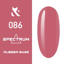 Каучуковая база для гель-лака F.O.X Spectrum Rubber Base 086, 14 мл