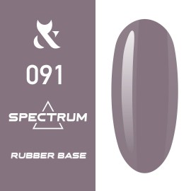 Каучуковая база для гель-лака F.O.X Spectrum Rubber Base 091, 14 мл